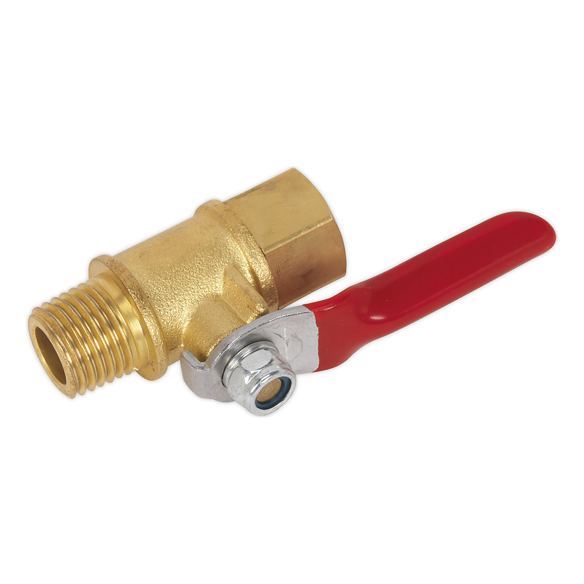 Sealey Air Accessories Lever Ball Valve | 1/4"BSP (Product illustration 2)-1
