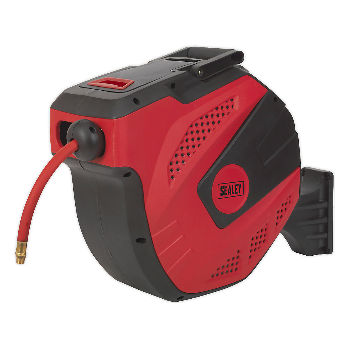 Sealey Auto-Rewind Control Air Hose Reel, Sealey Auto-Rewind Control Air Hose Reel, Sealey Auto-Rewind Control Air Hose Reel | Rubber Hose | 30m Length | Ø10/16.5mm-0