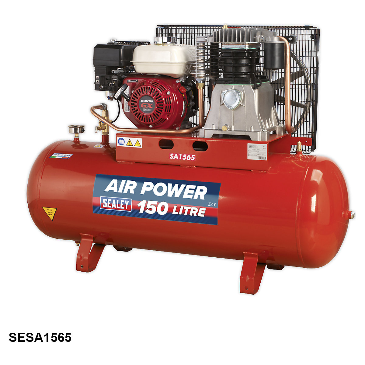 Sealey Belt Drive Compressor with Petrol Engine (Product illustration 4)-3