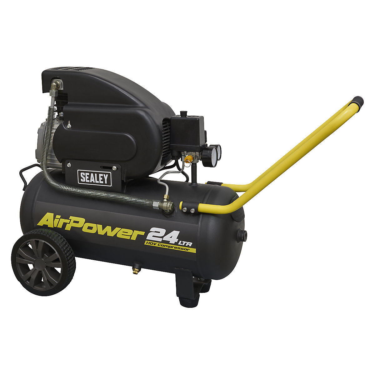 Sealey Direct Drive Compressor | 110V, Sealey Direct Drive Compressor | 110V, Sealey Direct Drive Compressor | 110V | 2hp | 24 Litre-1