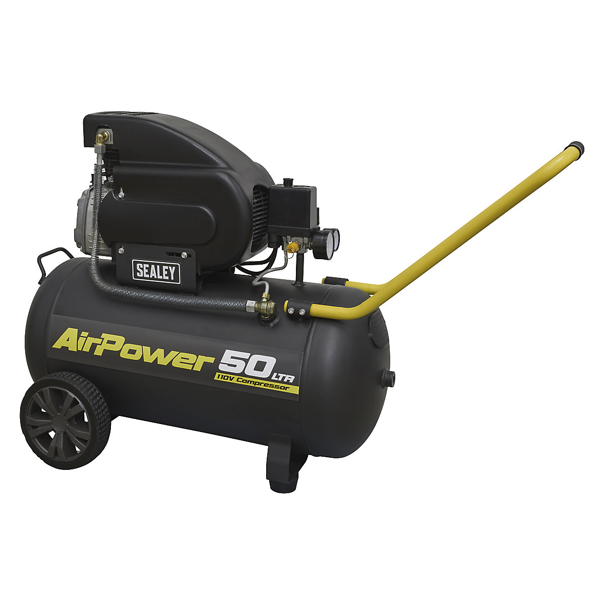 Sealey Direct Drive Compressor | 110V, Sealey Direct Drive Compressor | 110V, Sealey Direct Drive Compressor | 110V | 2hp | 50 Litre-0