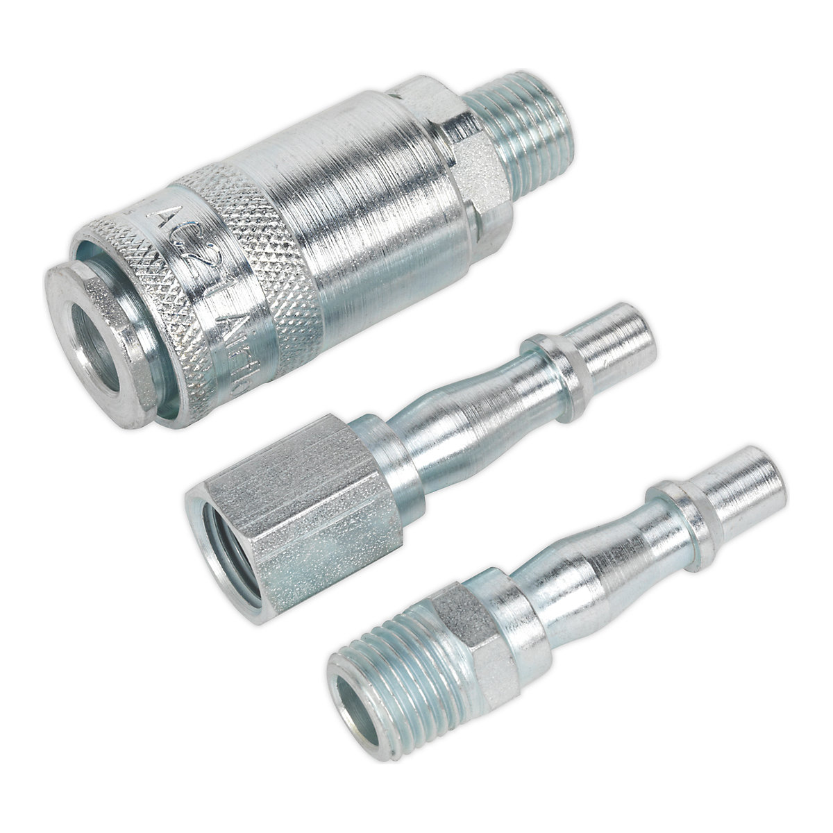 Sealey PCL Air Tool Coupling Kit (Product illustration 2)-1