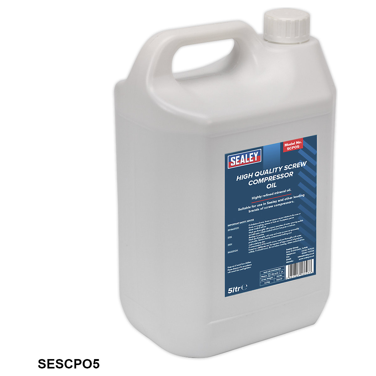 Sealey Screw Compressor Oil (Product illustration 3)-2