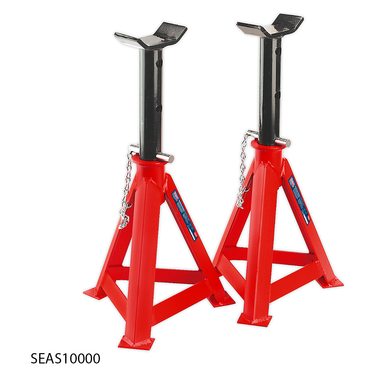Sealey 10 Tonne Axle Stand Pair (Product illustration 2)-1