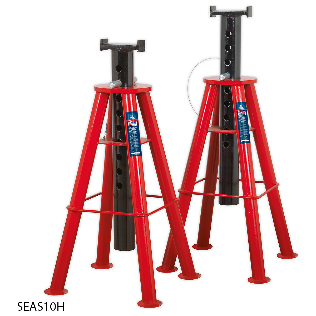 Sealey 10 Tonne Axle Stand Pair (Product illustration 4)-3