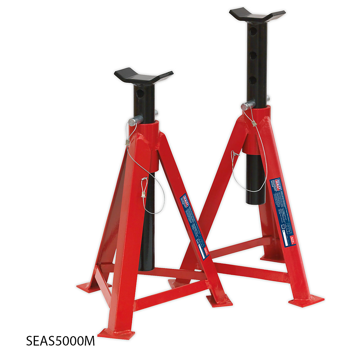 Sealey 5 Tonne Axle Stand Pair (Product illustration 4)-3