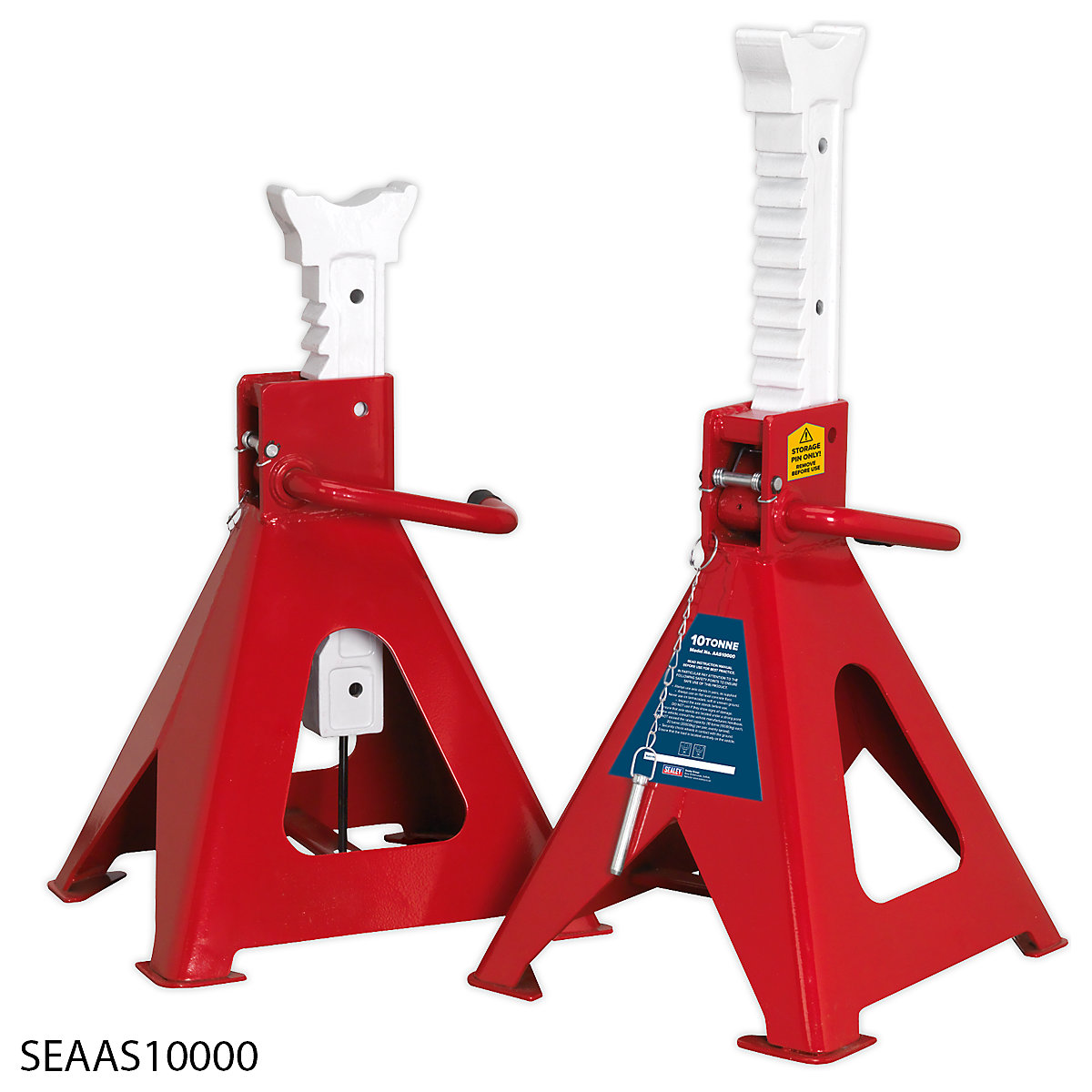 Sealey Auto Rise Ratchet Axle Stand Pair (Product illustration 5)-4