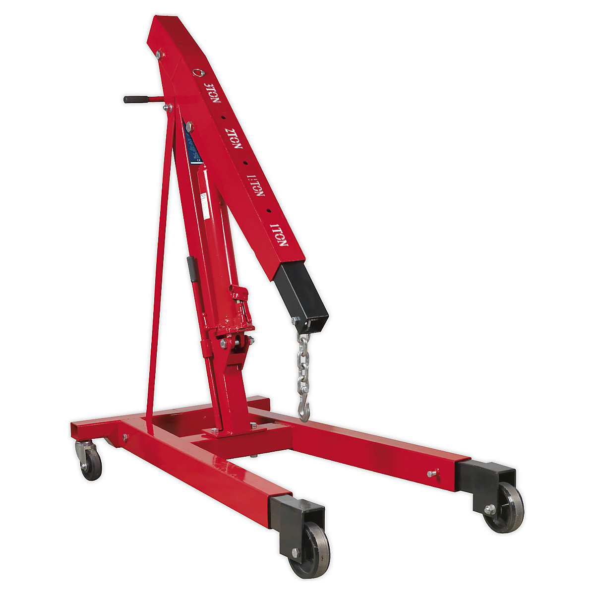 Sealey Fixed Frame Engine Crane | Extendable Legs (Product illustration 4)-3