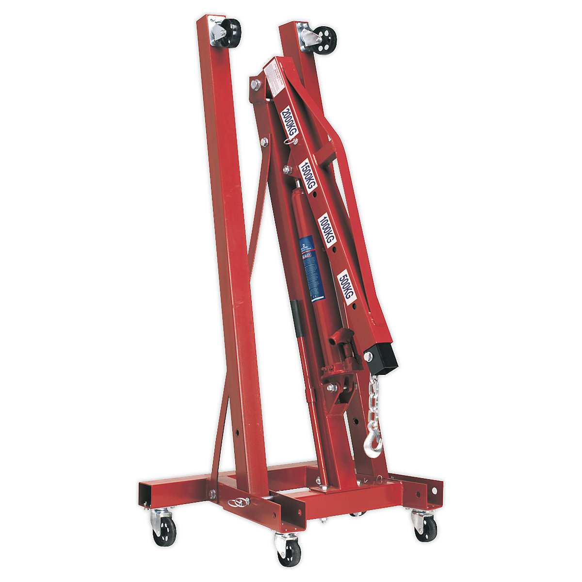 Sealey Folding Engine Crane | 2 Tonne (Product illustration 2)-1
