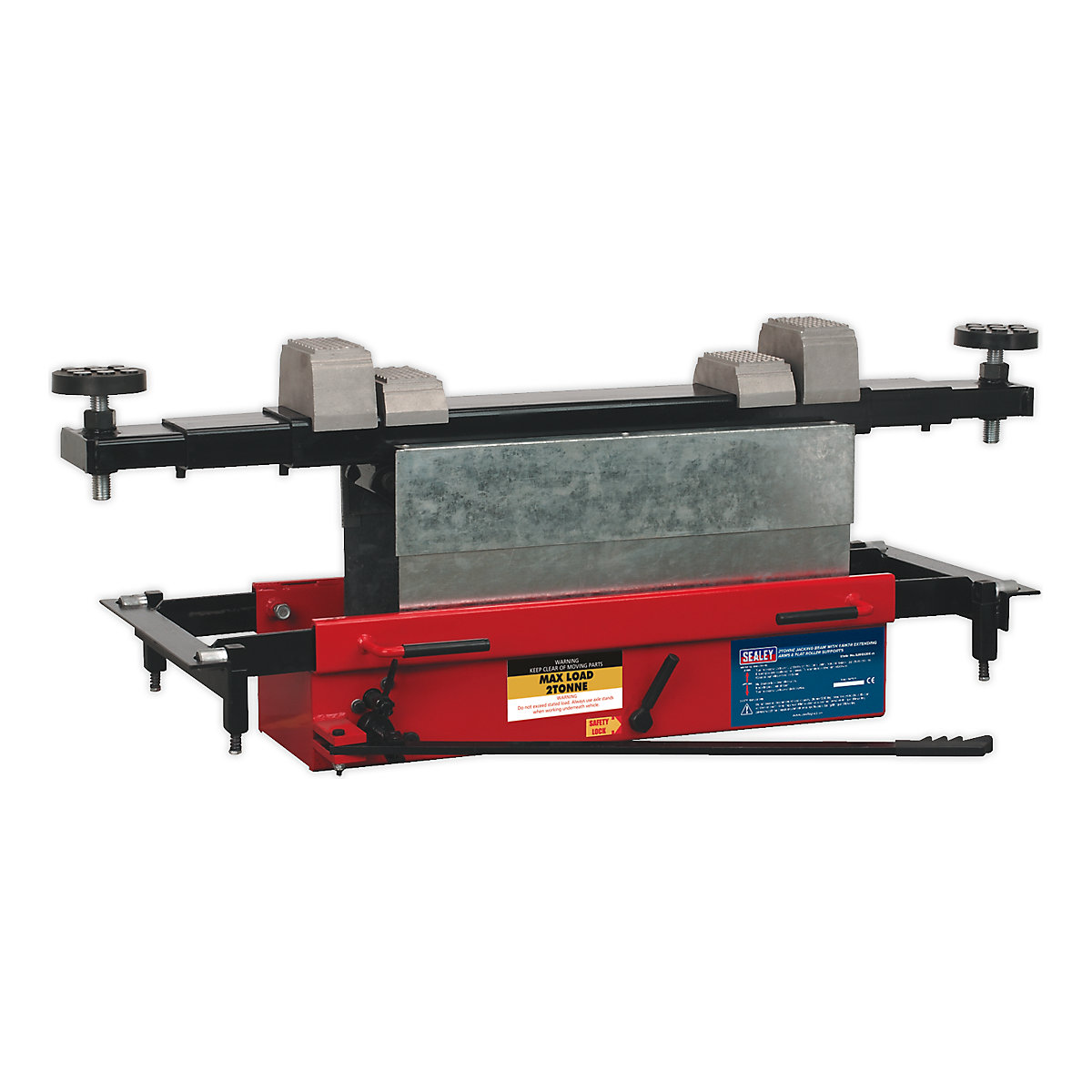 Sealey Jacking Beam with Arm Extenders & Flat Roller Supports, Sealey Jacking Beam with Arm Extenders & Flat Roller Supports, Sealey Jacking Beam with Arm Extenders & Flat Roller Supports | 2 Tonne-0