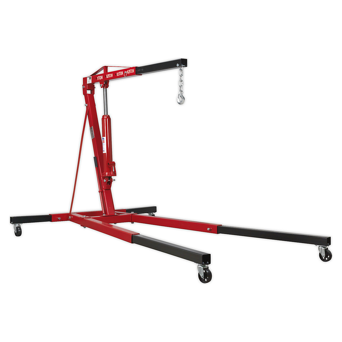 Sealey Long Reach Engine Crane | Extendable Legs (Product illustration 2)-1