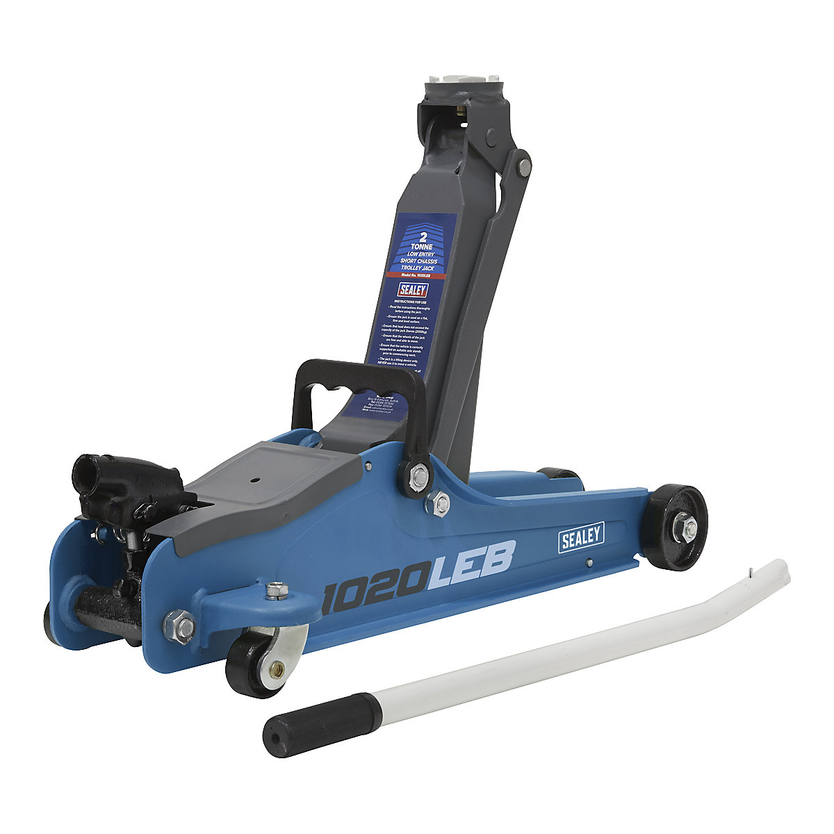 Sealey Low Entry Short Chassis Trolley Jacks, Sealey Low Entry Short Chassis Trolley Jacks, Sealey Low Entry Short Chassis Trolley Jack | 2 Tonne | Blue-0