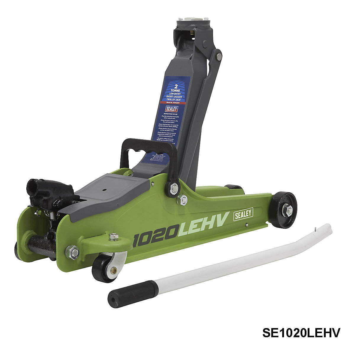 Sealey Low Entry Short Chassis Trolley Jacks (Product illustration 4)-3