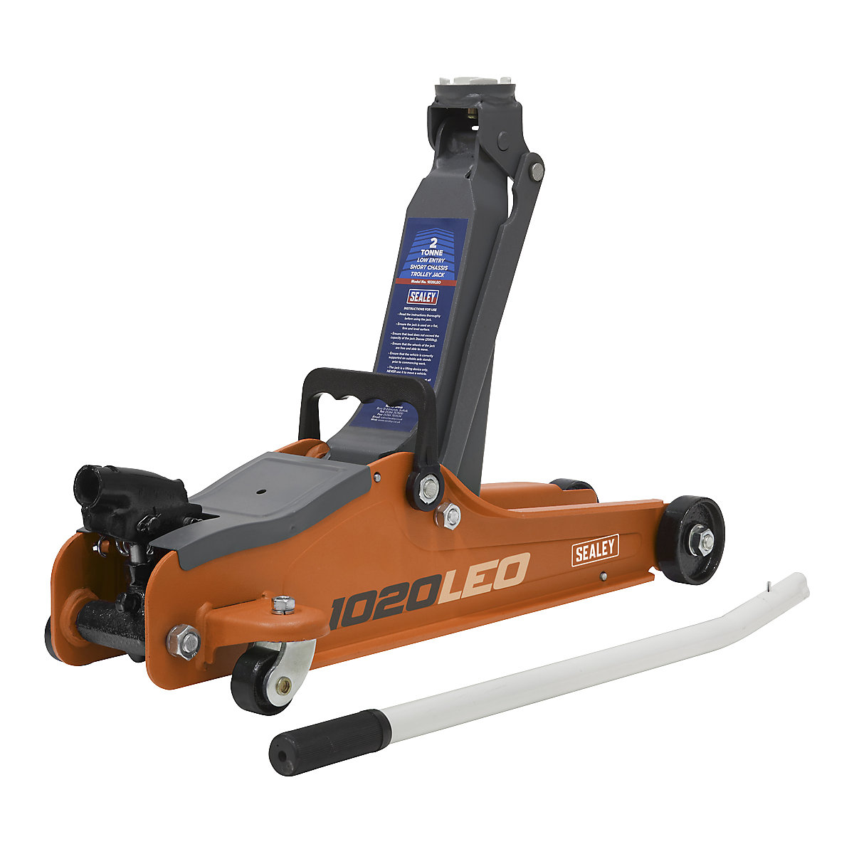 Sealey Low Entry Short Chassis Trolley Jacks, Sealey Low Entry Short Chassis Trolley Jacks, Sealey Low Entry Short Chassis Trolley Jack | 2 Tonne | Orange-0