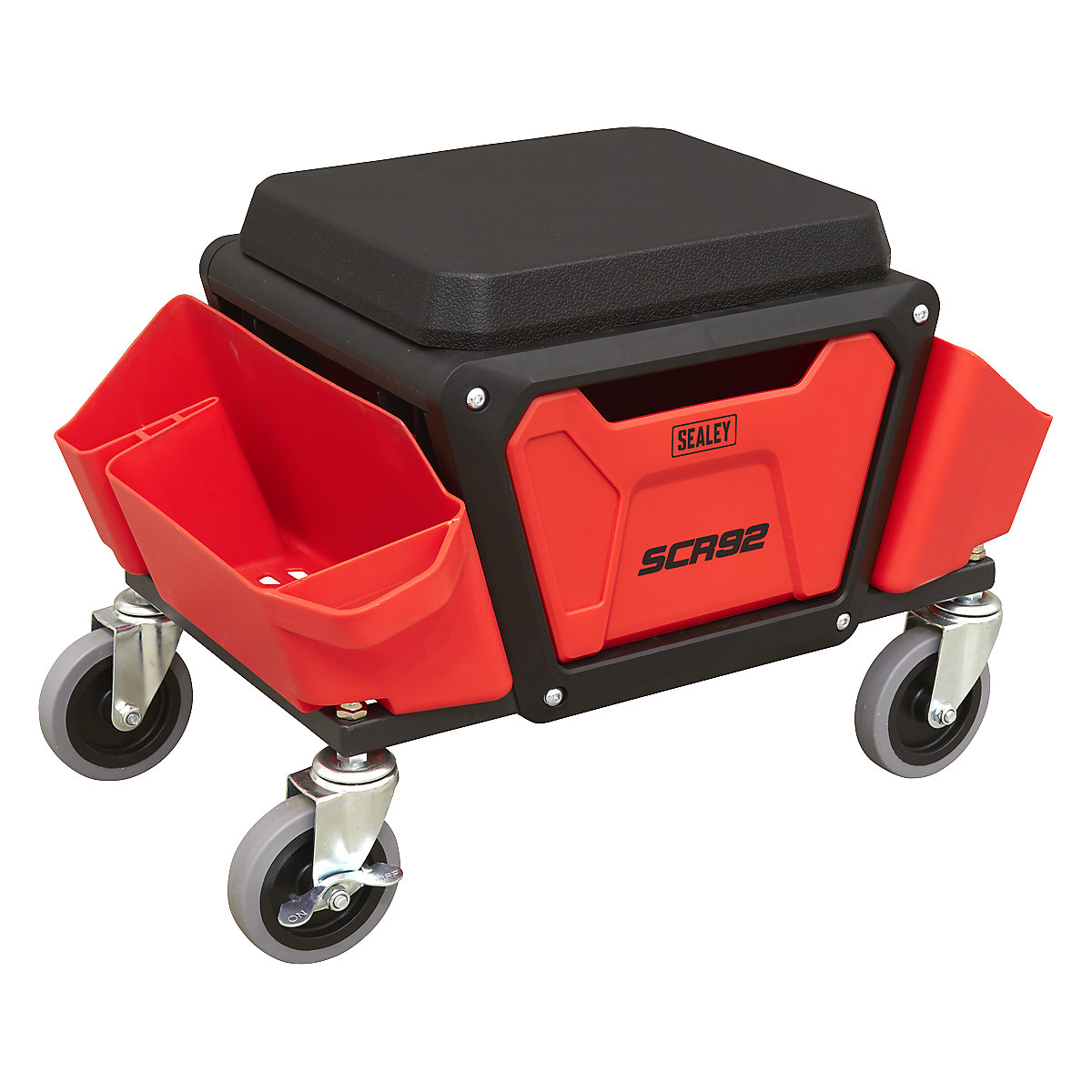 Sealey Mechanic's Detailing Utility Seats, Sealey Mechanic's Detailing Utility Seats, Sealey Mechanic's Detailing Utility Seats | 400h x 990w x 470d mm-0