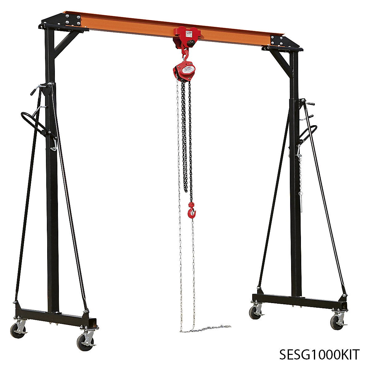Sealey Portable Lifting Gantry Crane & Hoist Combo (Product illustration 3)-2