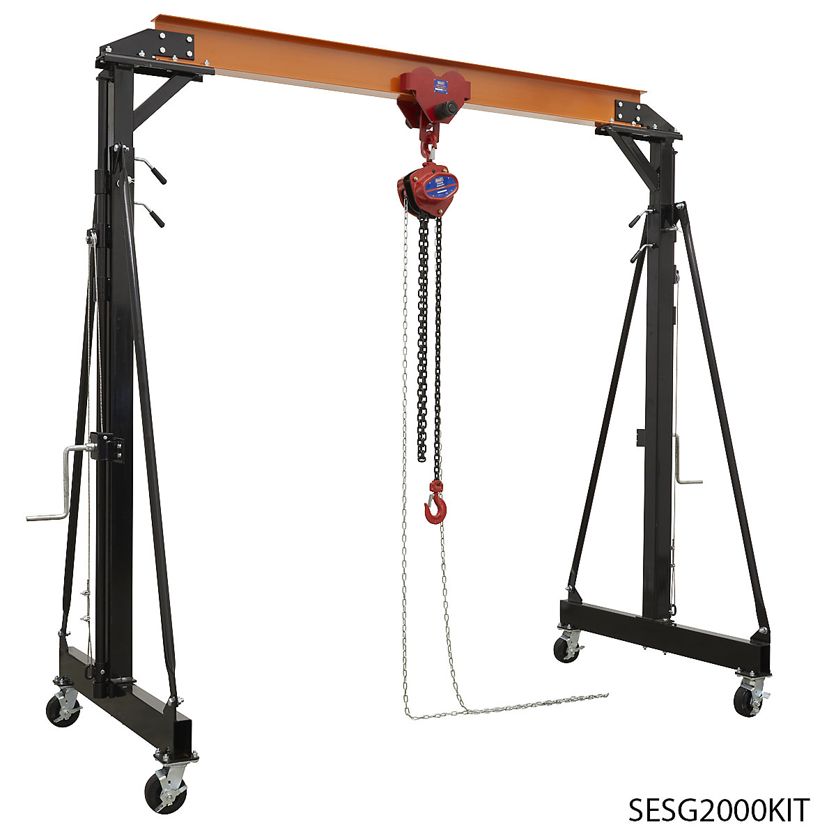 Sealey Portable Lifting Gantry Crane & Hoist Combo (Product illustration 4)-3