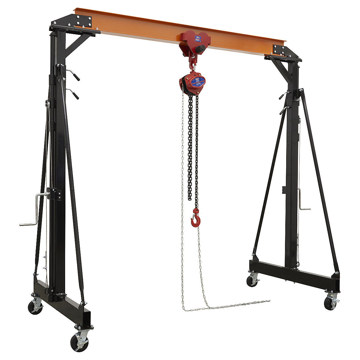 Sealey Portable Lifting Gantry Crane & Hoist Combo, Sealey Portable Lifting Gantry Crane & Hoist Combo, Sealey Portable Lifting Gantry Crane & Hoist Combo | 2 Tonne Adjustable-0