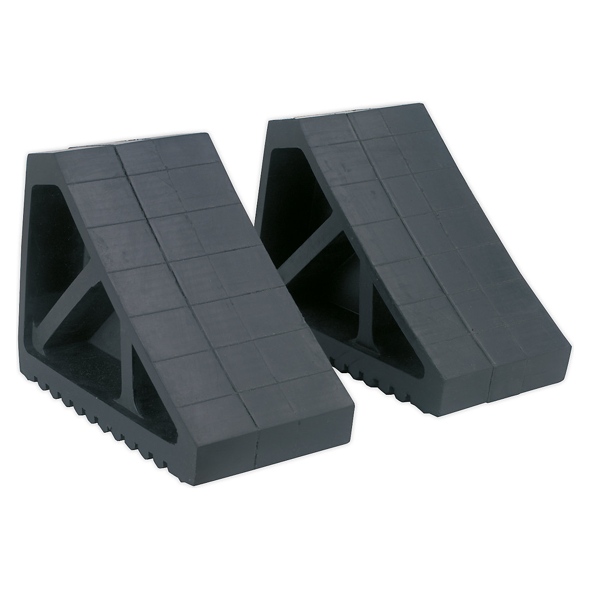Sealey Rubber Wheel Chocks, Sealey Rubber Wheel Chocks, Sealey Rubber Wheel Chocks | Pair-0