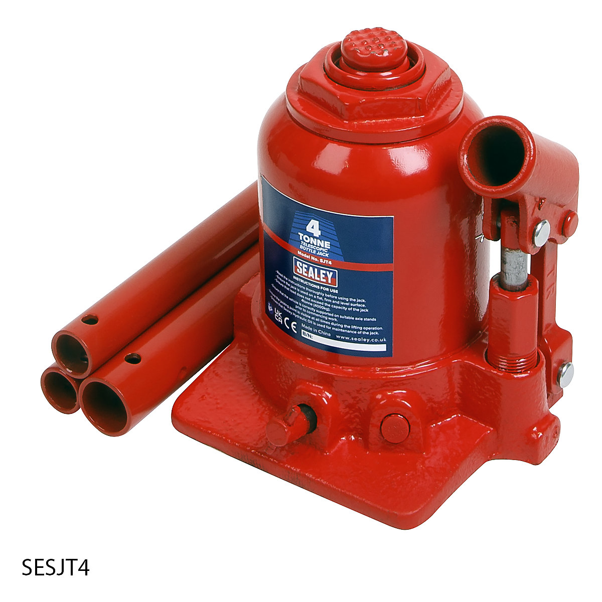 Sealey Telescopic Bottle Jack (Product illustration 3)-2