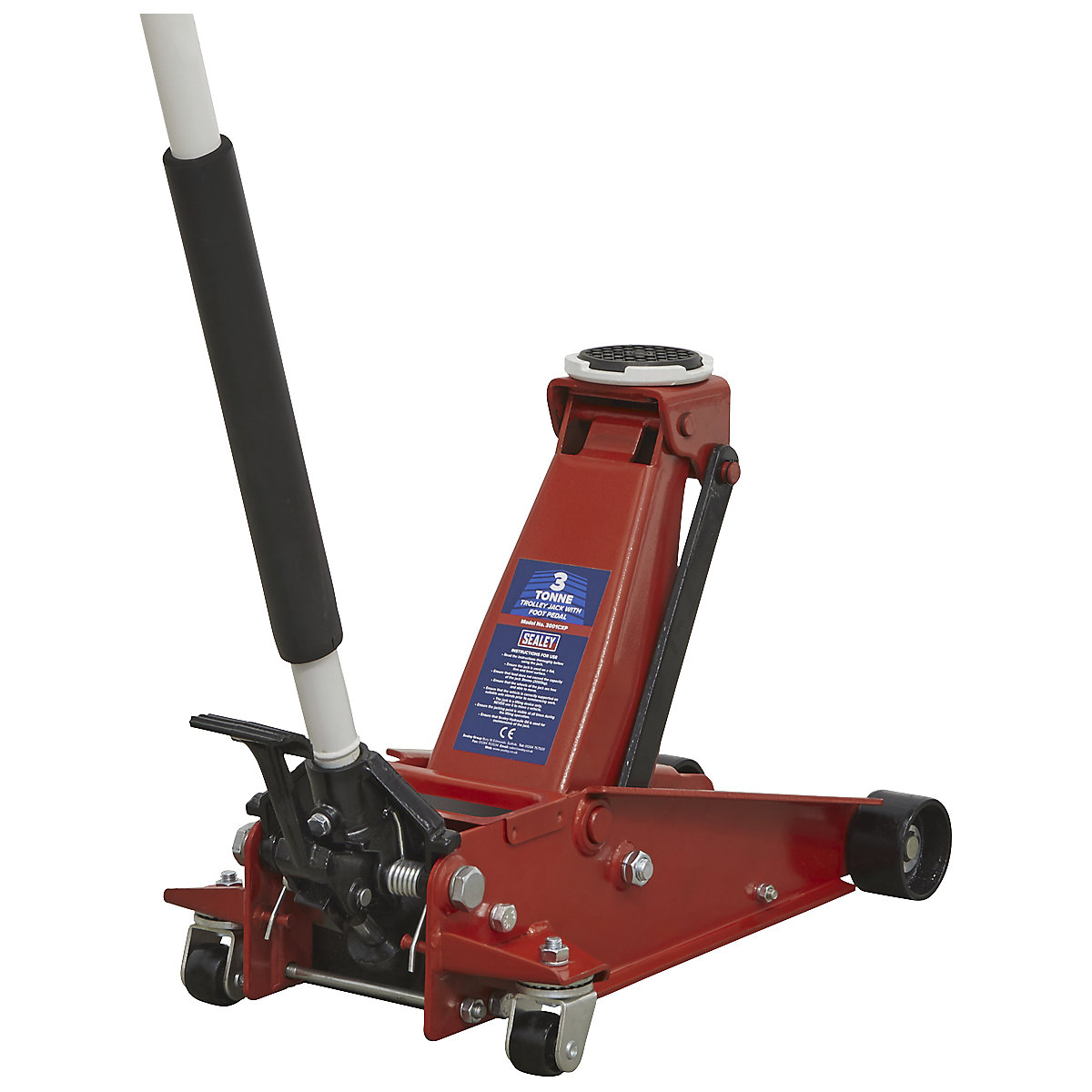 Sealey Trolley Jacks | 3 Tonne | Standard Chassis (Product illustration 4)-3