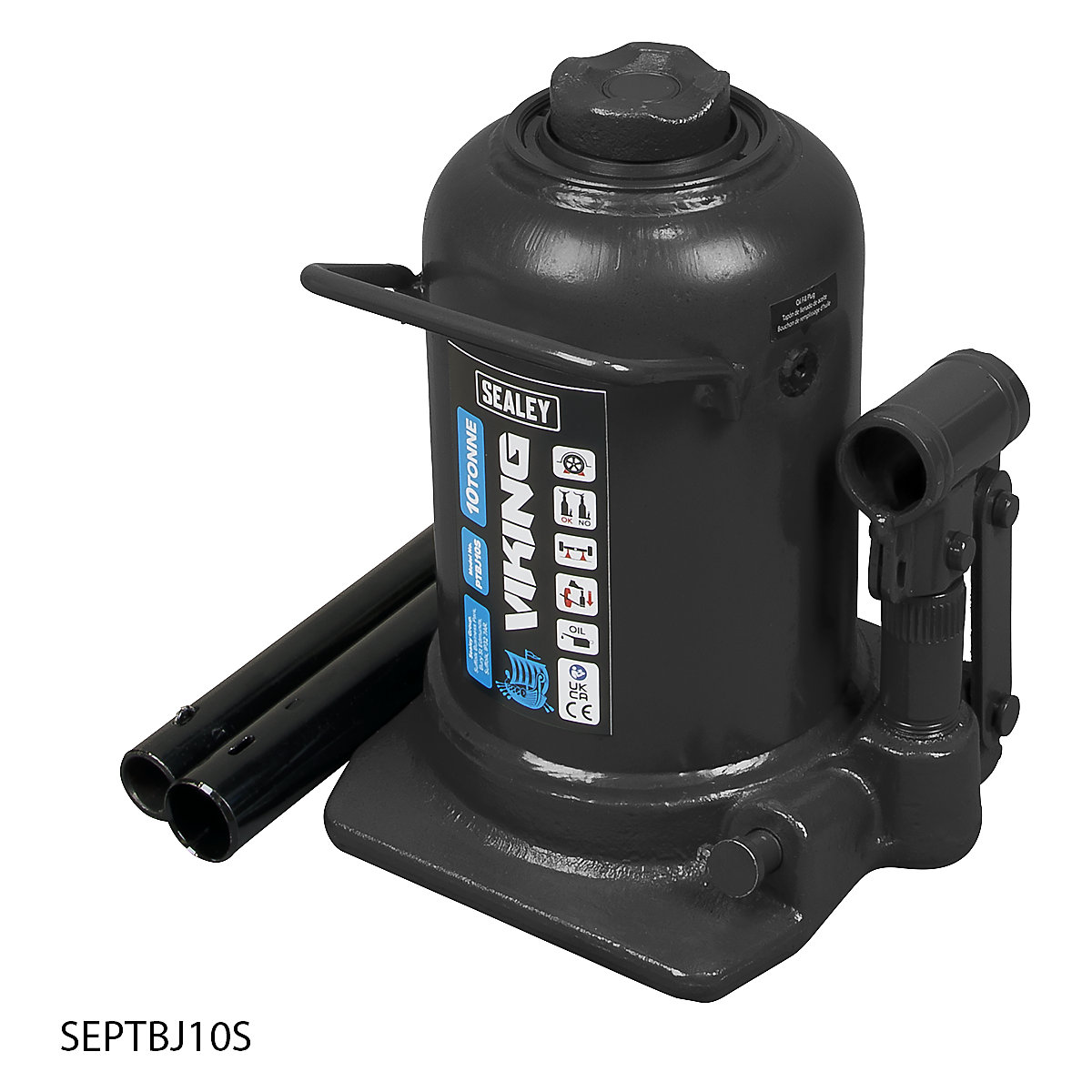 Sealey Viking Telescopic Bottle Jack (Product illustration 3)-2