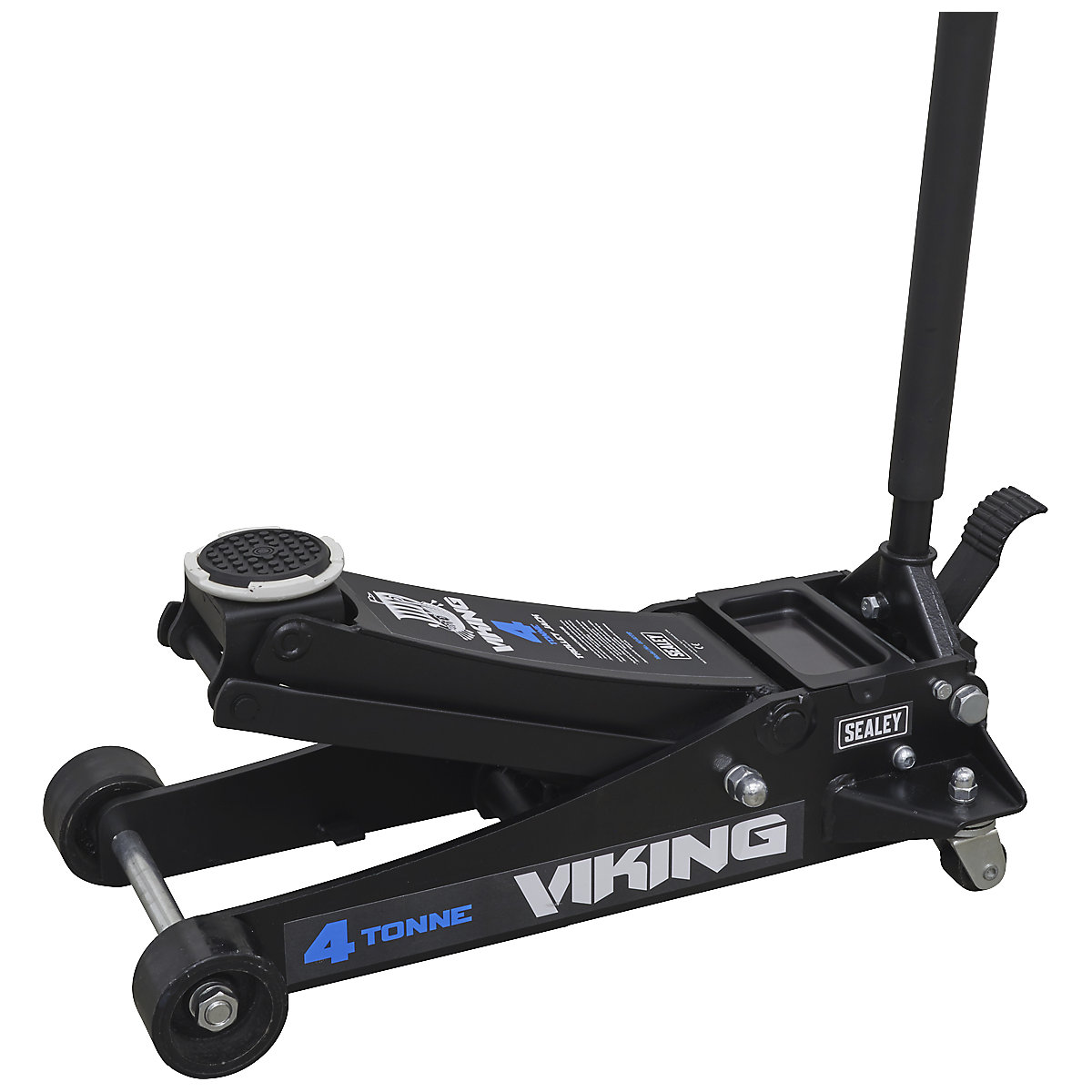 Viking Low Entry Trolley Jacks | 4 Tonne | Rocket Lift | Polyurethane Wheels (Product illustration 5)-4