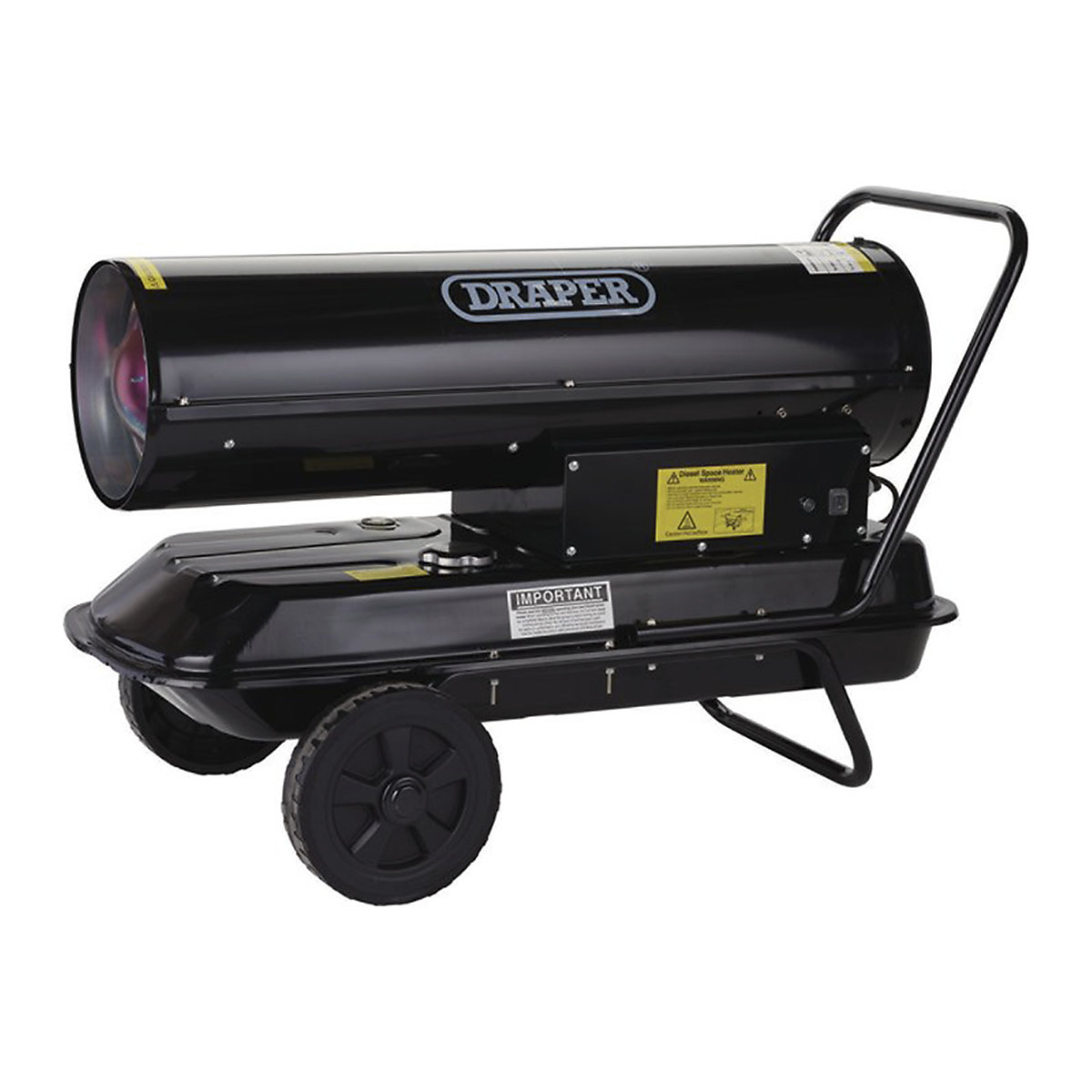 Draper 230V Diesel & Kerosene Space Heaters, Draper 230V Diesel & Kerosene Space Heaters, Draper 230V Diesel & Kerosene Space Heater | 19L Tank Capacity | 20kW/68Kbtu-0