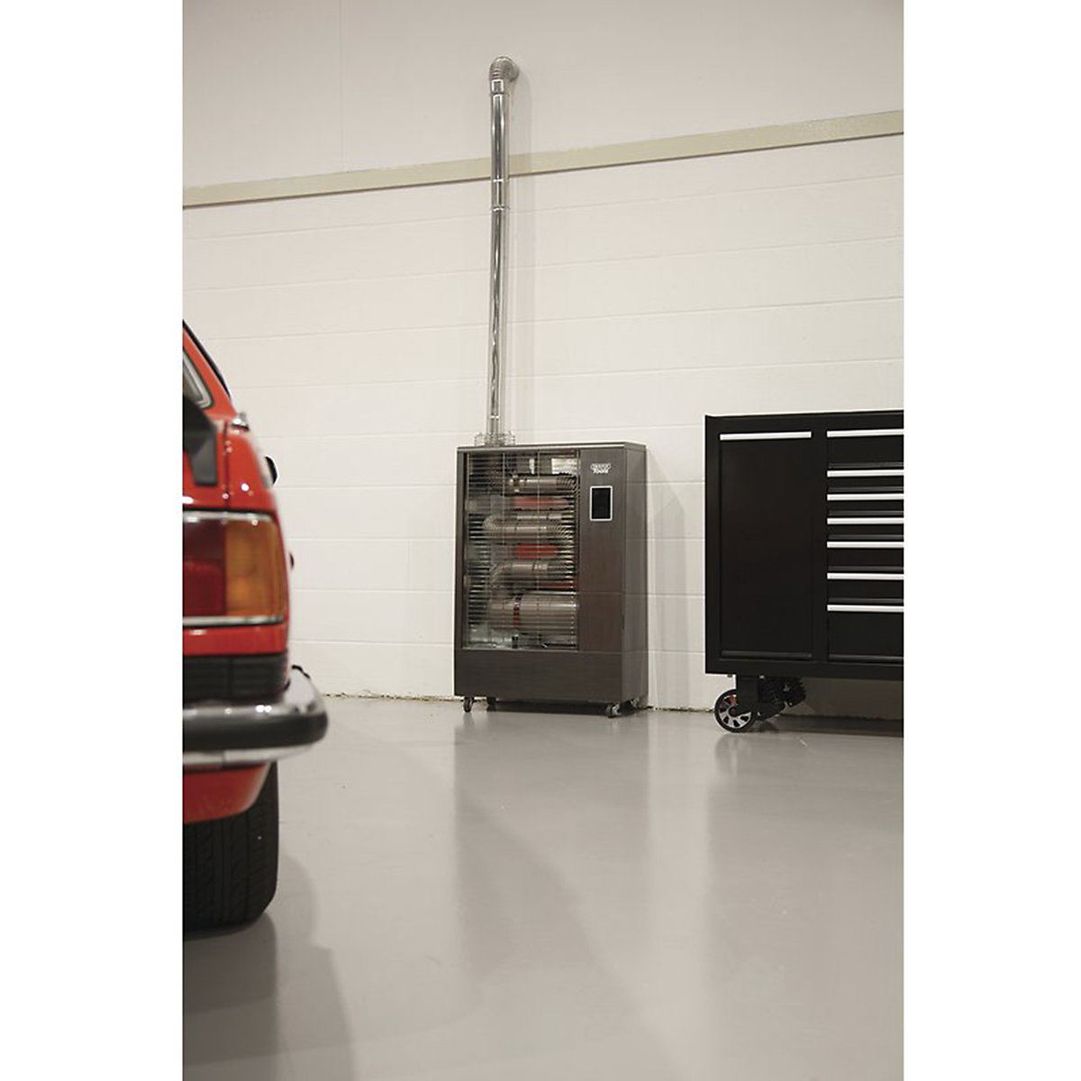 Draper 230V Far Infrared Diesel Heater with Flue Kits (Product illustration 2)-1