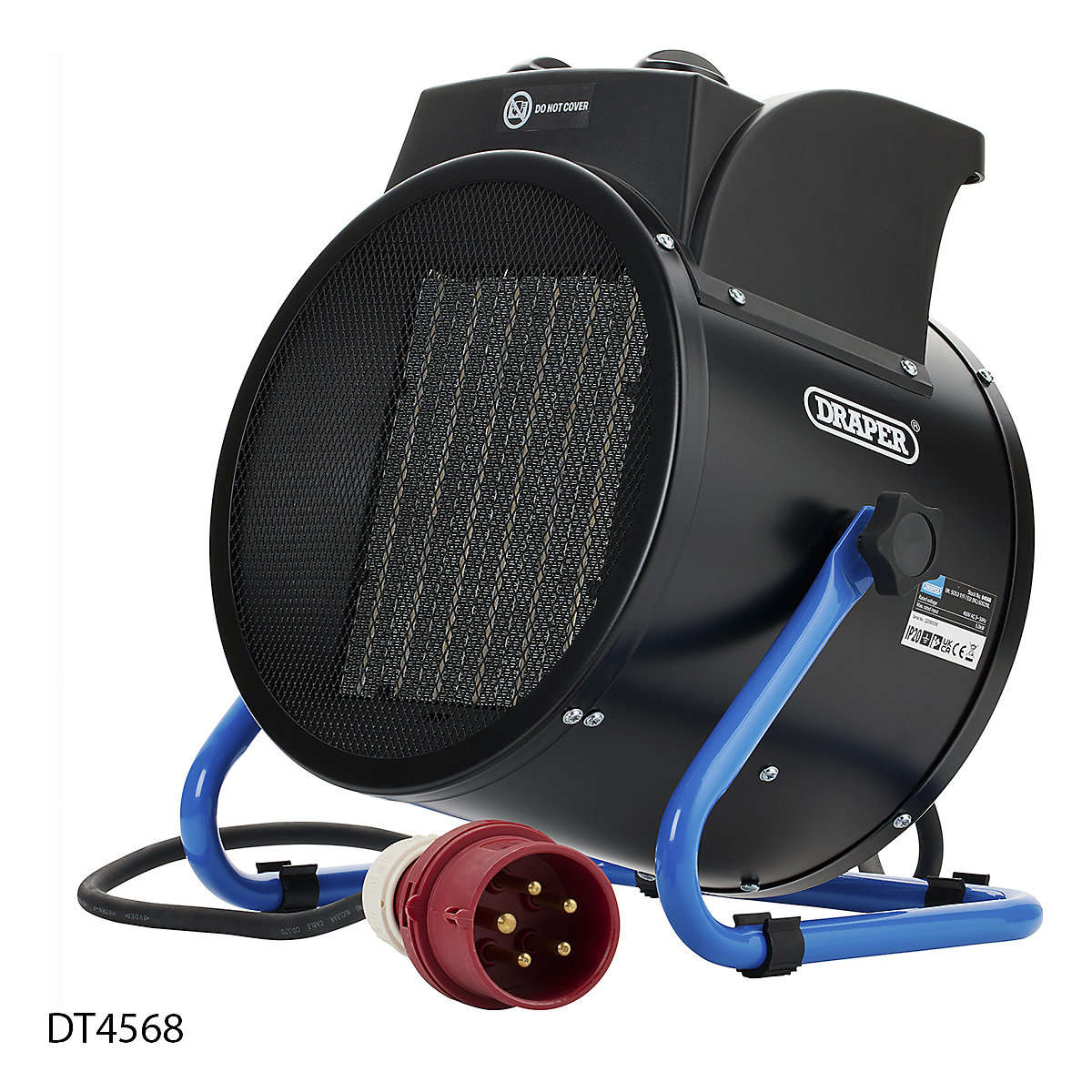 Draper 400V PTC Electric Space Heaters (Product illustration 2)-1