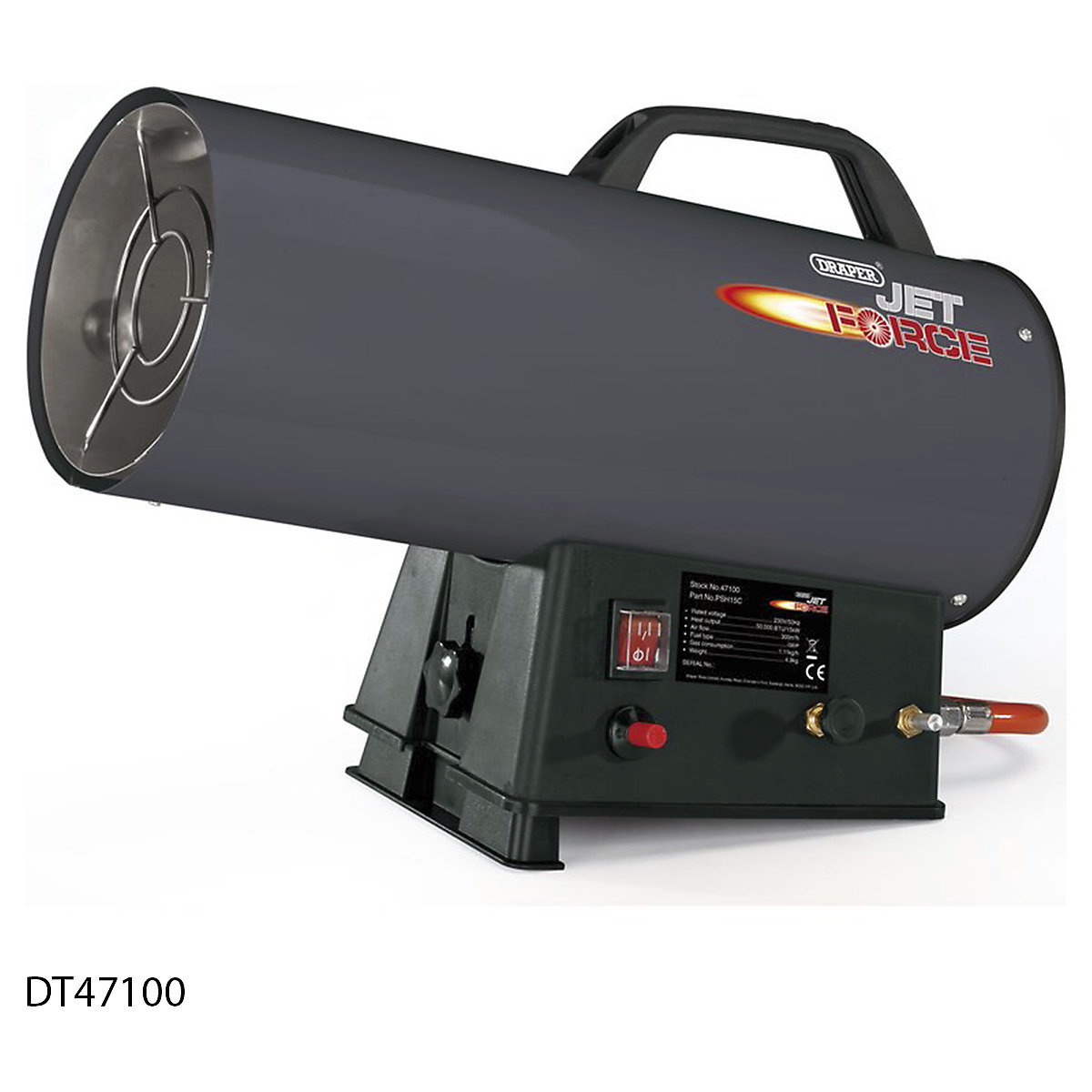 Draper Jet Force Propane Space Heaters (Product illustration 3)-2