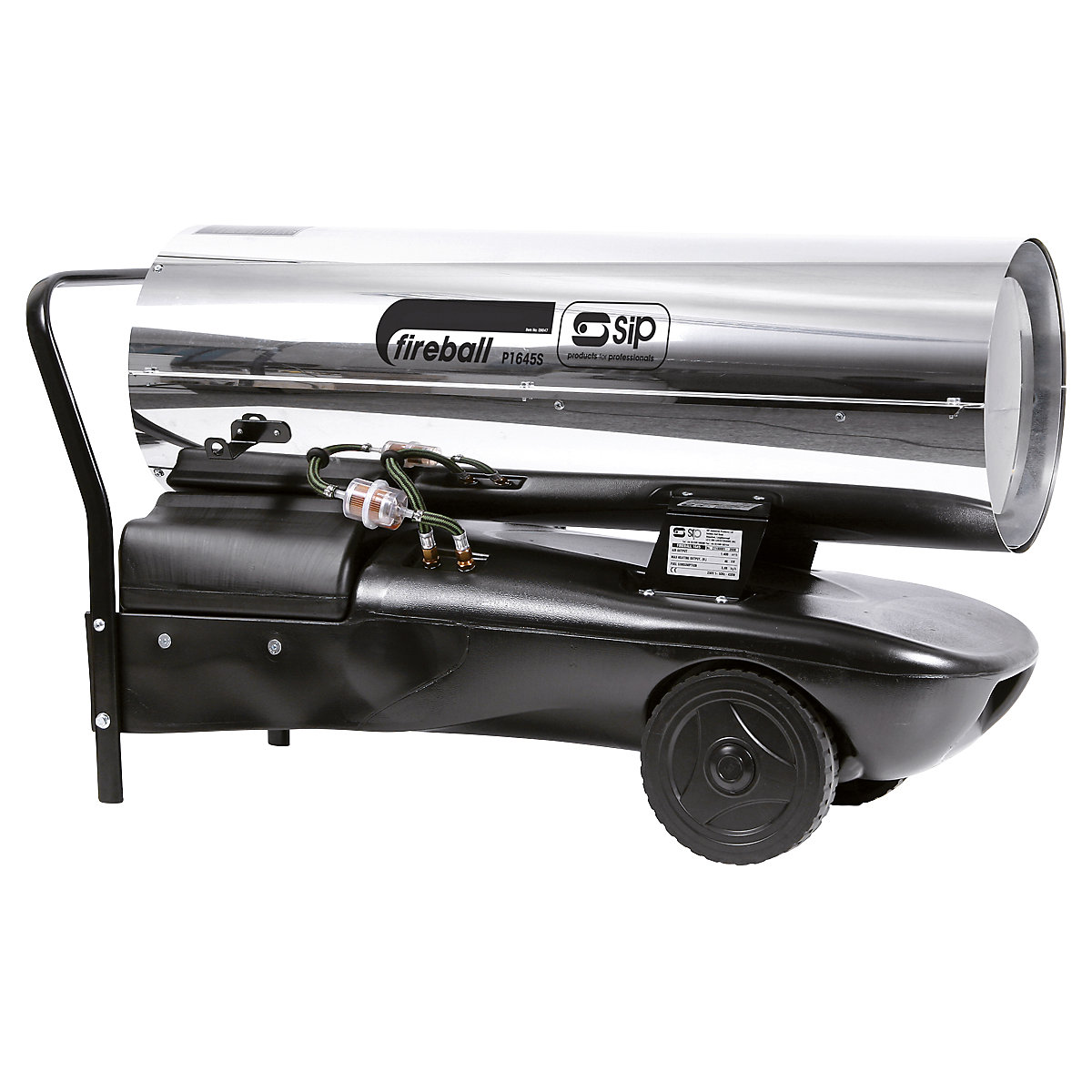 SIP Fireball Professional Space Heaters | Transport Wheels, SIP Fireball Professional Space Heaters | Transport Wheels, SIP Fireball Professional P1645S Space Heater | Transport Wheels | 49kW-1