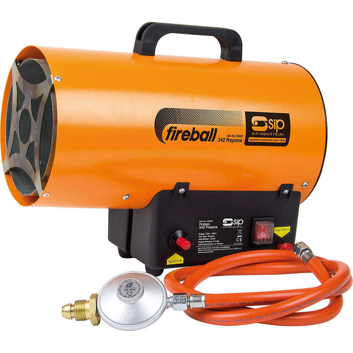 SIP Fireball Propane Space Heaters | Safety Grill, SIP Fireball Propane Space Heaters | Safety Grill, SIP Fireball 342 Propane Space Heater | 10kW-0