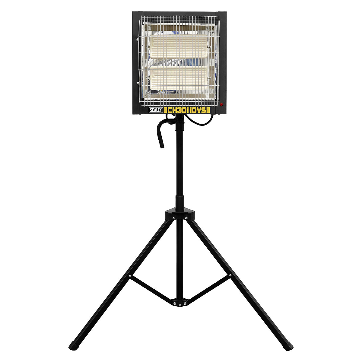 Sealey Cermaic Heater with Tripod Stand | 1.2/2.4kW | 110V (Product illustration 2)-1
