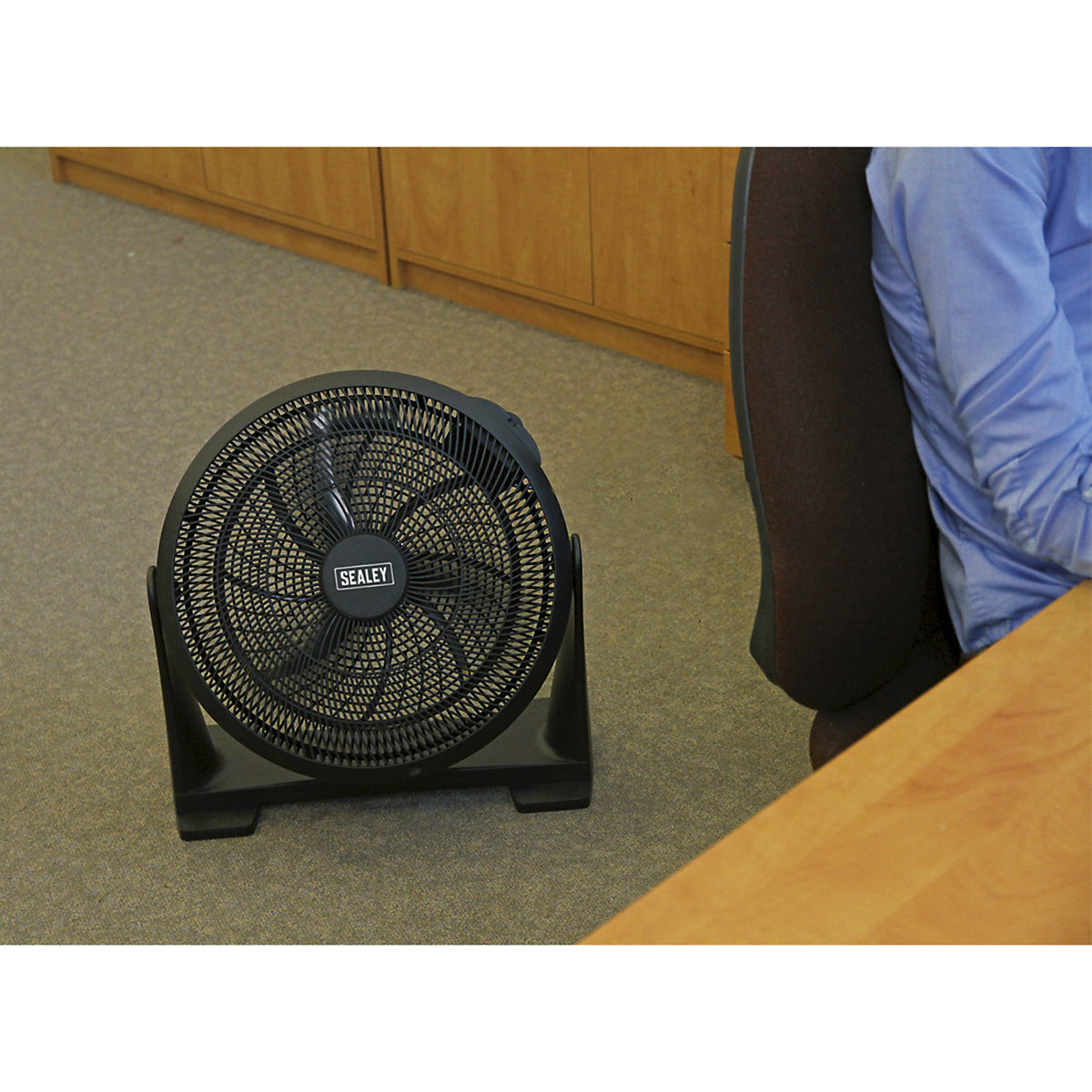 Sealey Desk/Floor Fan | 3-Speed | 16" (Product illustration 2)-1