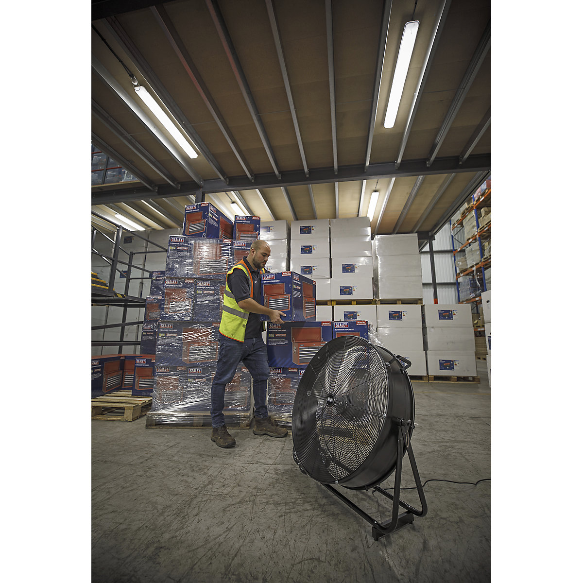 Sealey Industrial High Velocity Drum Fan | 30" (Product illustration 4)-3