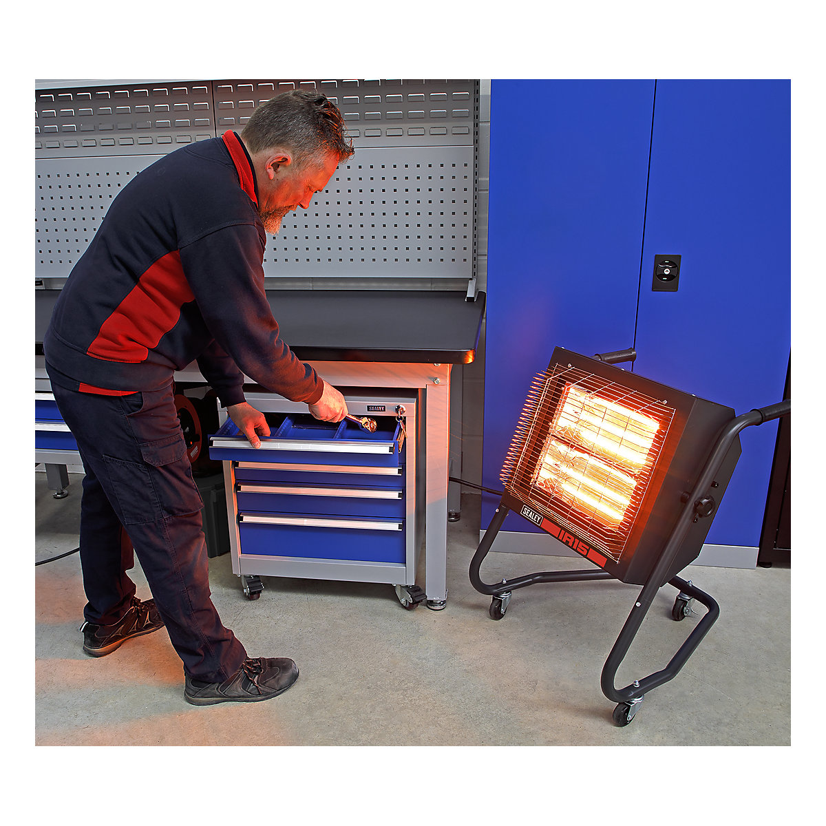 Sealey Infrared Holagen Heater | 1.4/2.8kW (Product illustration 2)-1