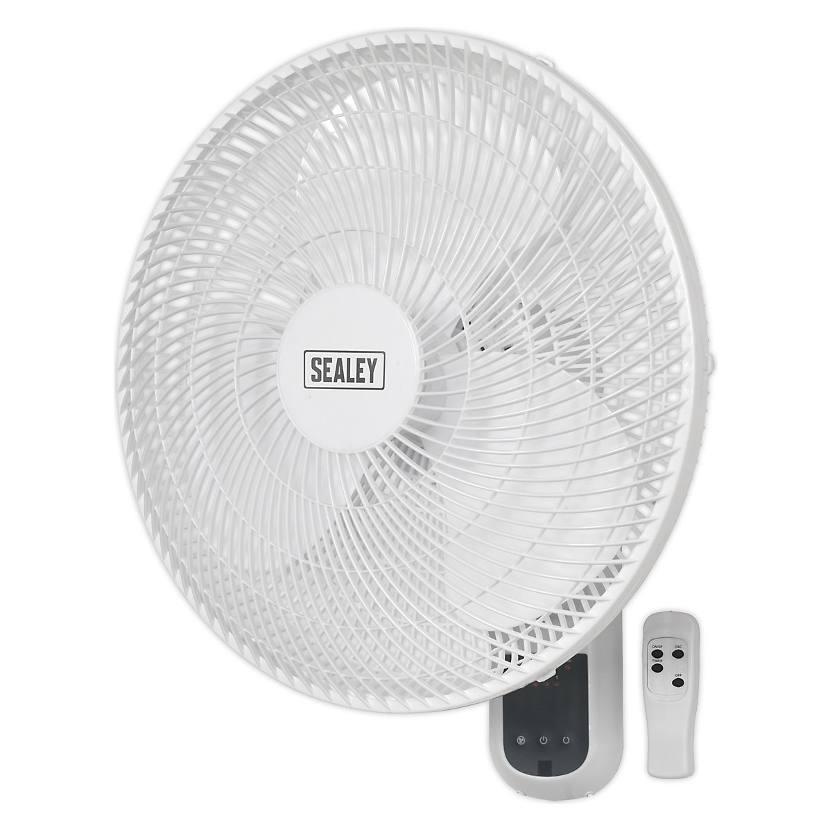 Sealey Wall Fan with Remote Control | 3-Speed | 16" (Product illustration 2)-1