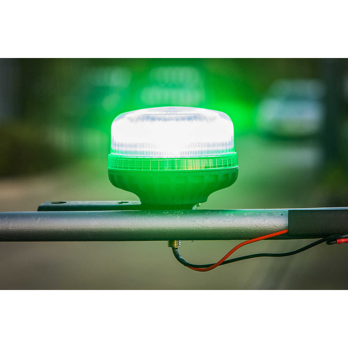Sealey 12mm Bolt Fixing Warning Beacon | Green (Product illustration 5)-4