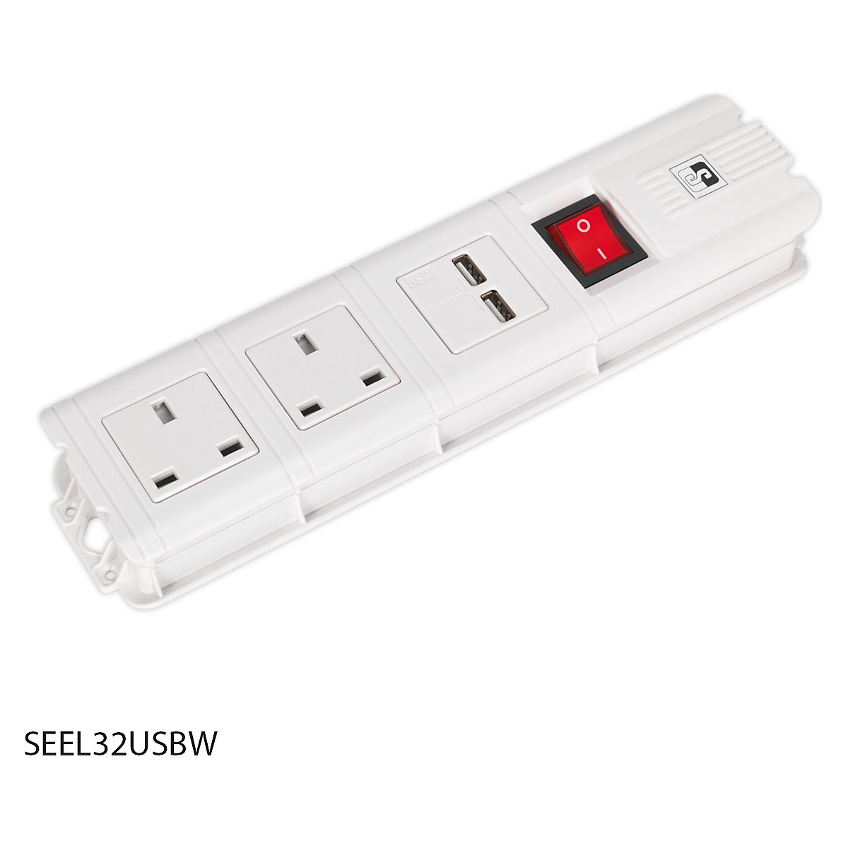 Sealey 2.6m Extension Cable | 2 x USB Sockets (Product illustration 3)-2