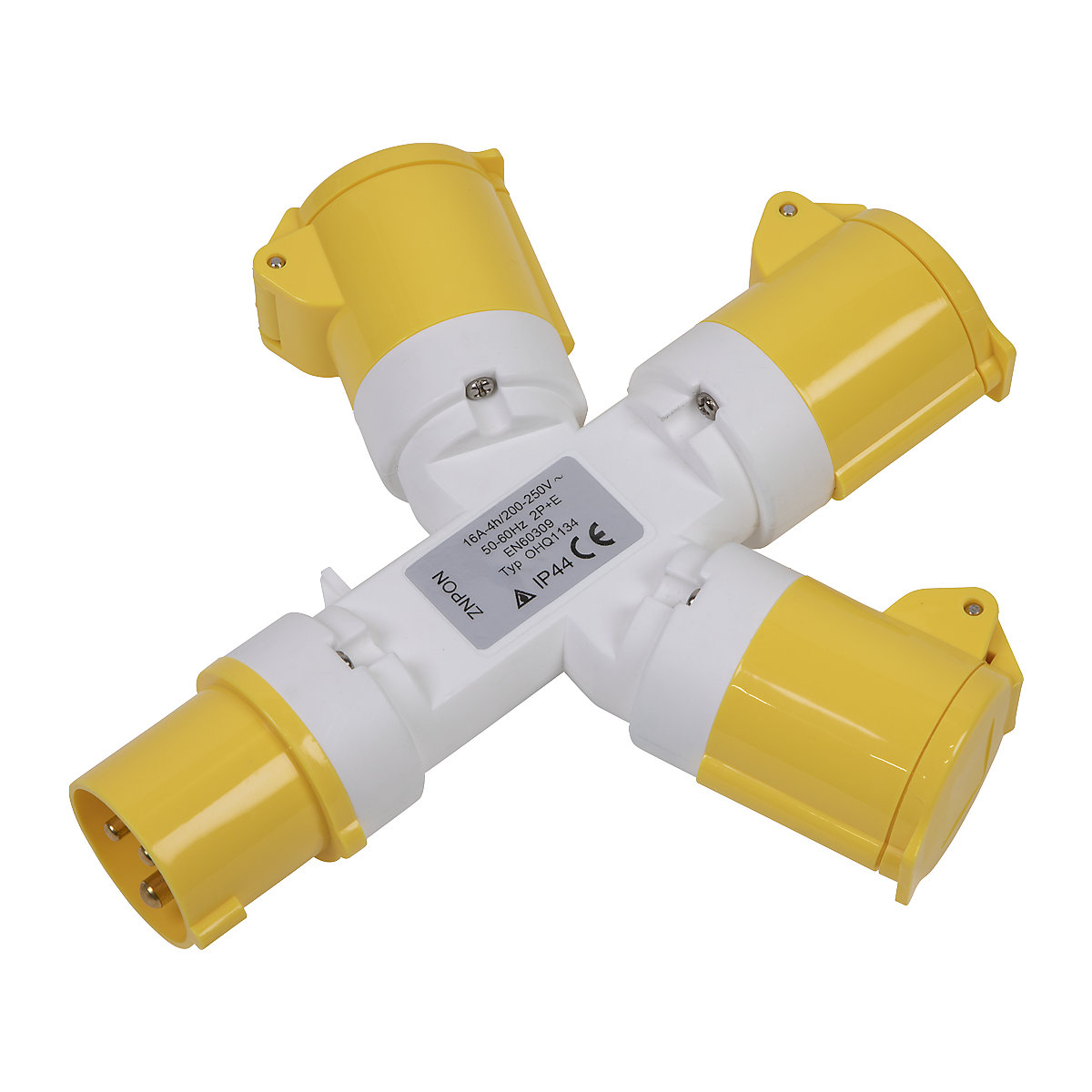 Sealey 2P+E 3-Way Adaptor