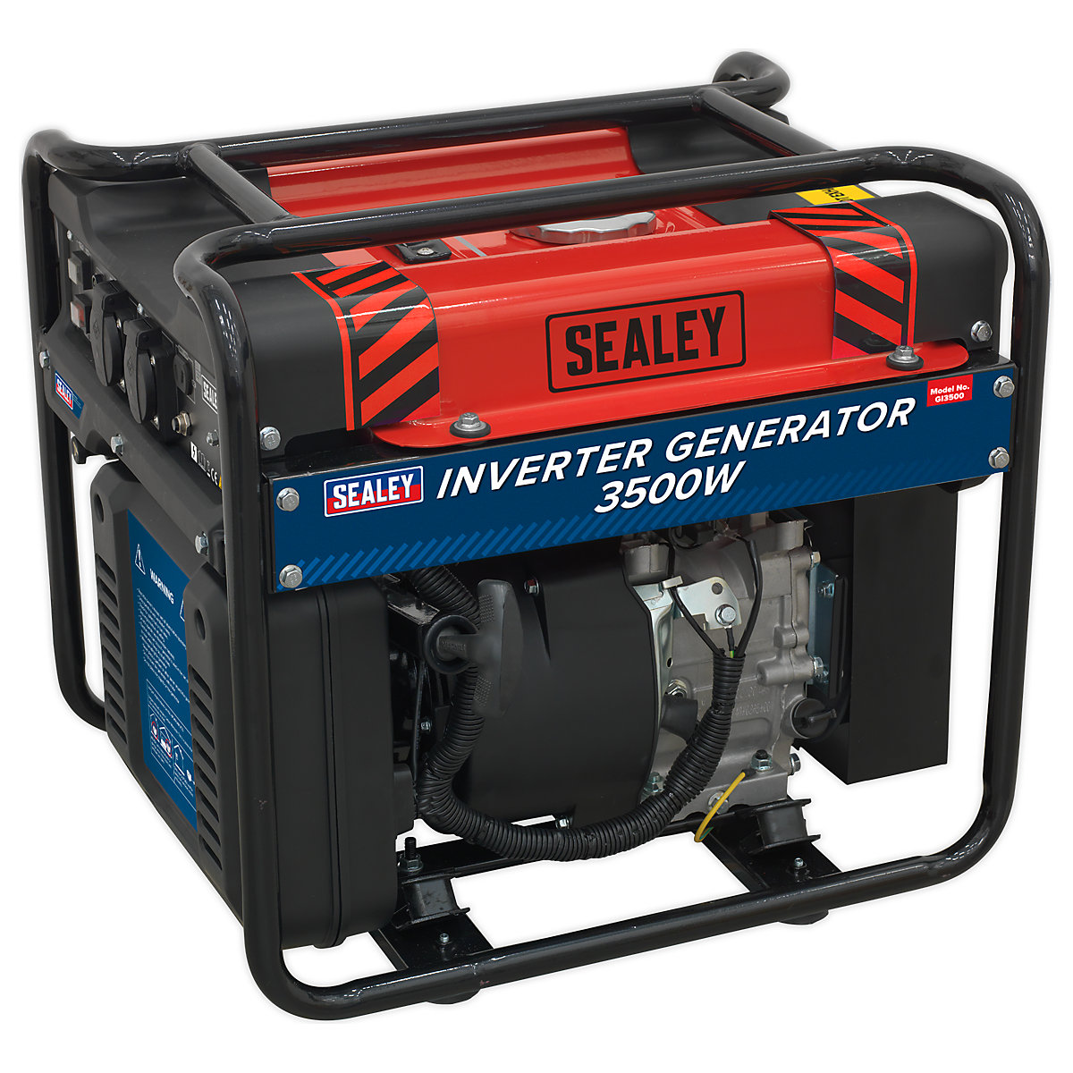 Sealey 3500W Inverter Generator | 4-Stroke Engine, Sealey 3500W Inverter Generator | 4-Stroke Engine, Sealey 3500W Inverter Generator | 4-Stroke Engine | 230V-0