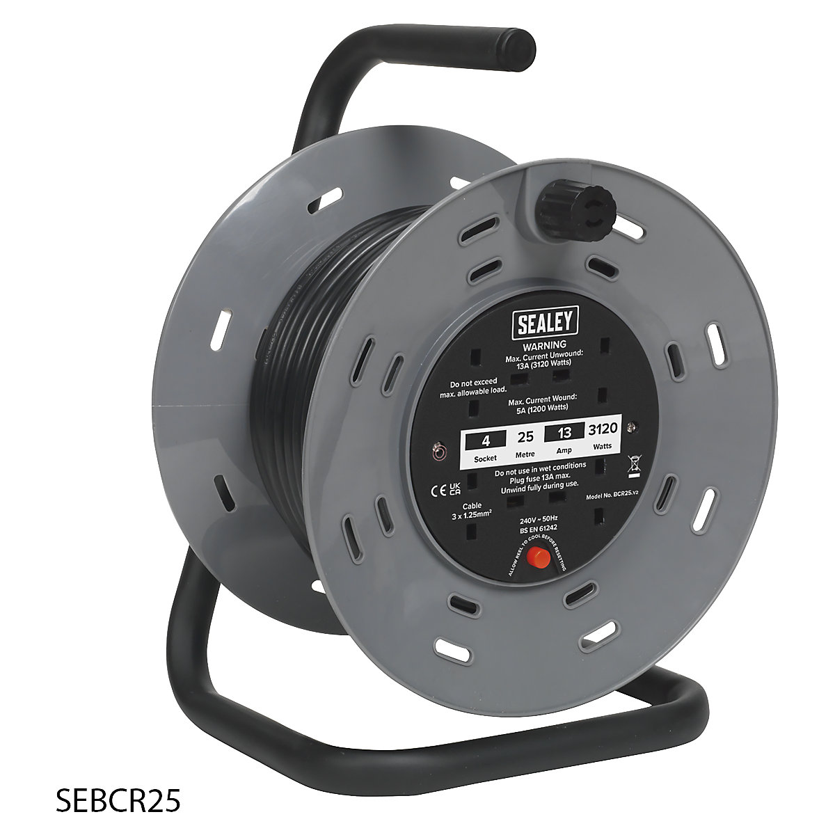 Sealey Cable Reel (Product illustration 3)-2