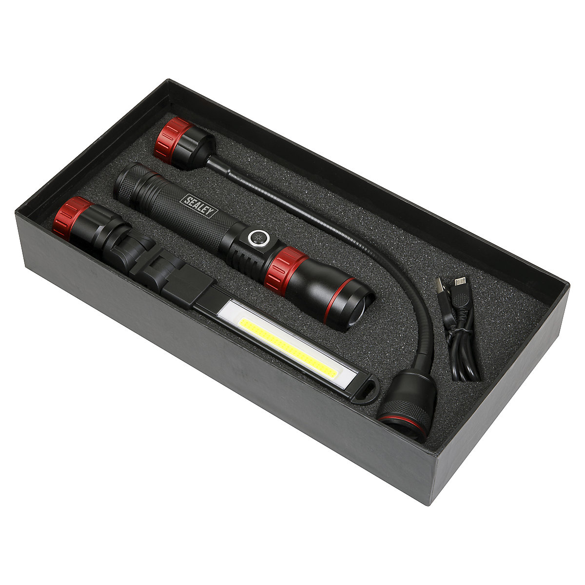 Sealey Interchangeable 3-in-1 Inspection Light | Rechargeable (Product illustration 3)-2