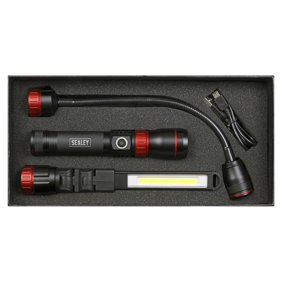 Sealey Interchangeable 3-in-1 Inspection Light | Rechargeable (Product illustration 4)-3
