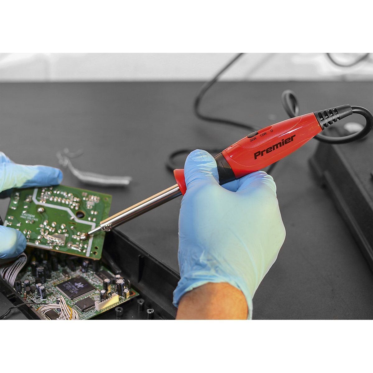 Sealey Professional Soldering Iron with Long-Life Tip Dual Wattage (Product illustration 4)-3