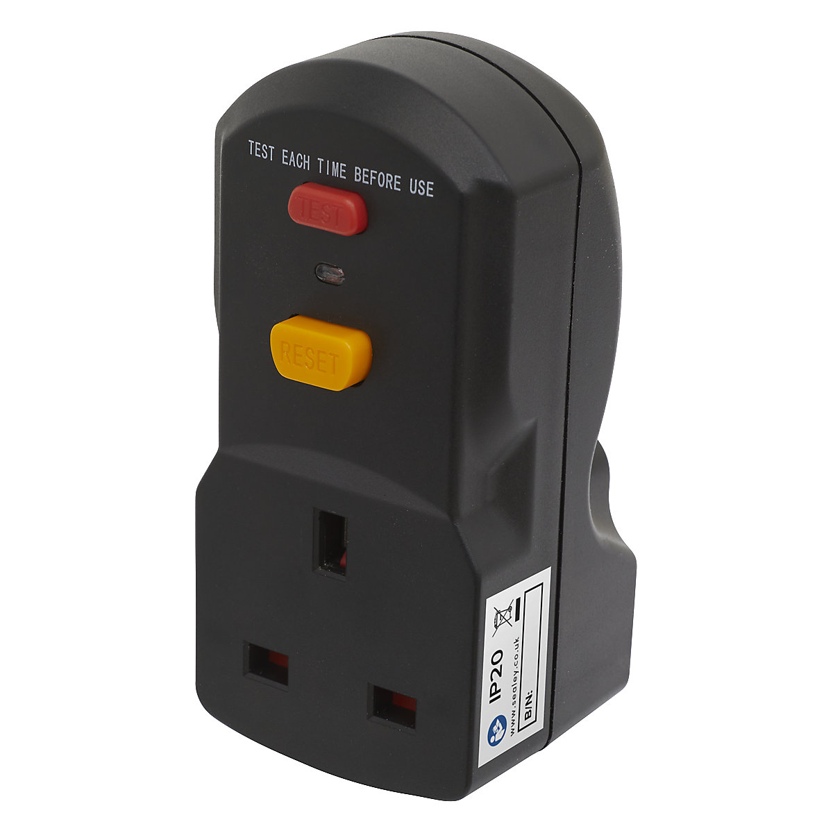 Sealey RCD Safety Adaptor (Product illustration 3)-2