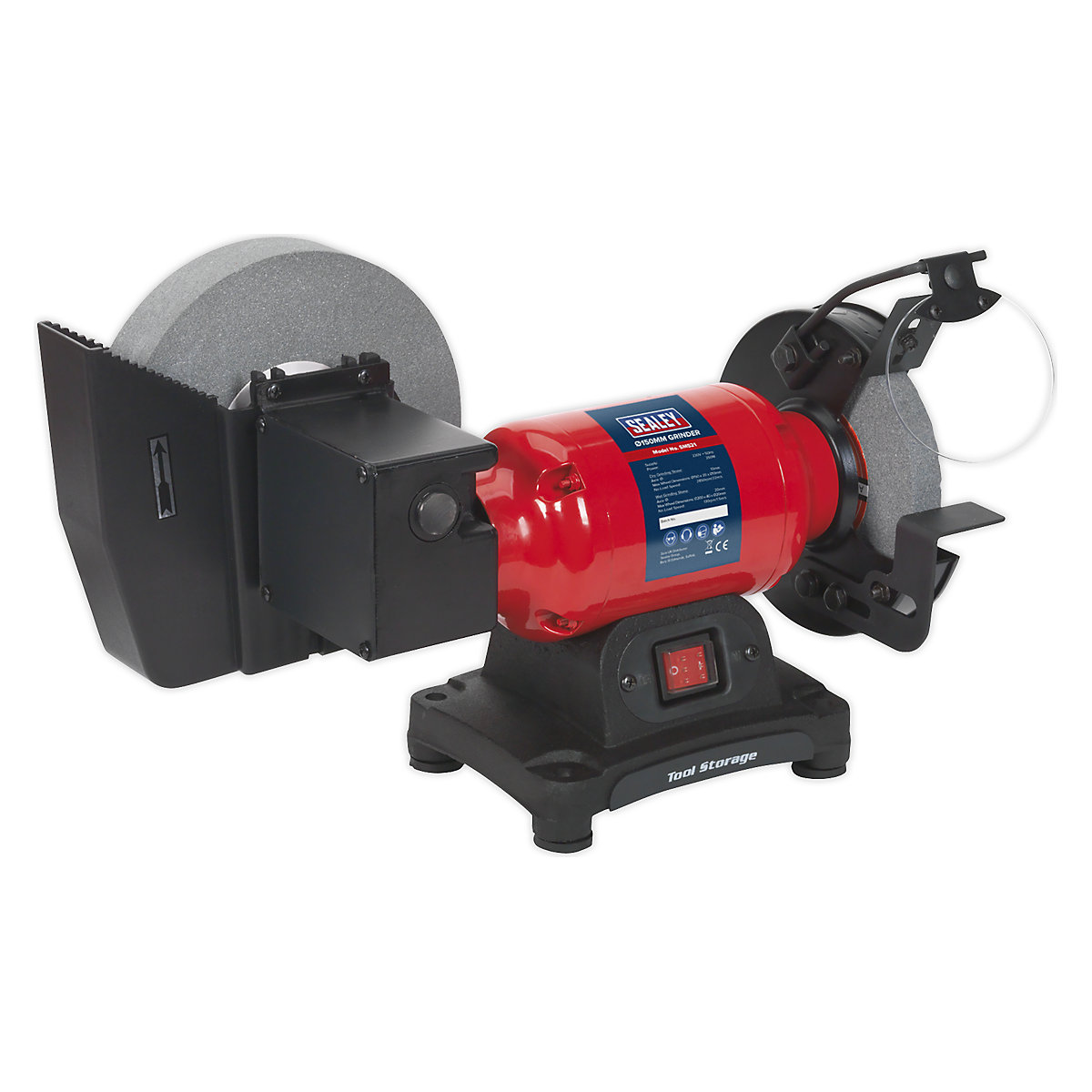 Sealey Bench Grinder | 150mm Dry Stone | 200mm Wet Stone, Sealey Bench Grinder | 150mm Dry Stone | 200mm Wet Stone, Sealey Bench Grinder | Ø150mm Dry Stone | Ø200mm Wet Stone-0