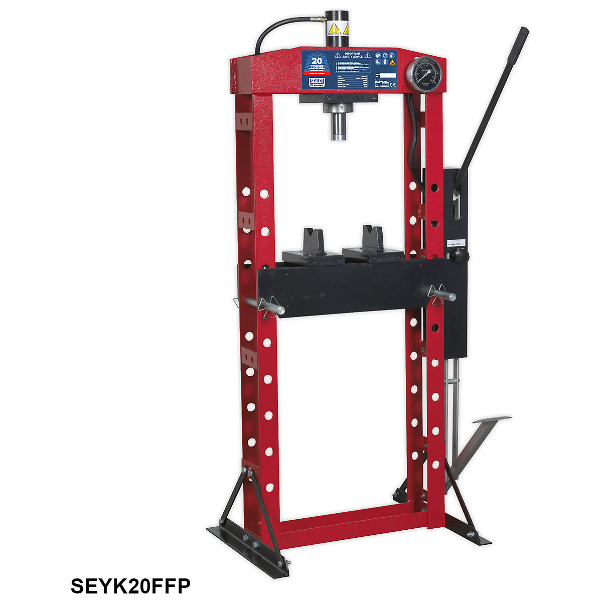 Sealey Heavy Duty Floor Standing Hydraulic Presses | 20 Tonne (Product illustration 4)-3