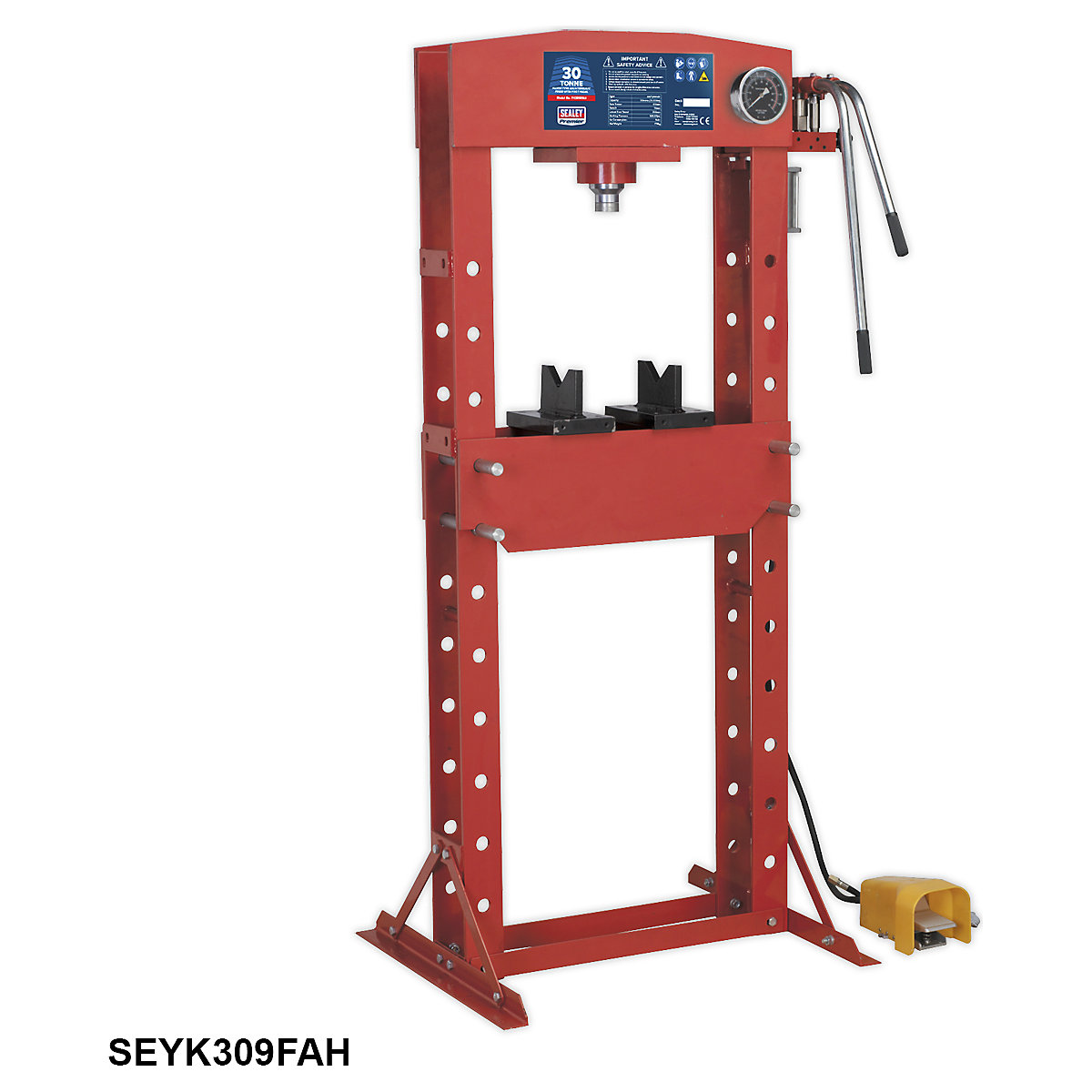 Sealey Heavy Duty Floor Standing Hydraulic Presses | 30 Tonne (Product illustration 4)-3